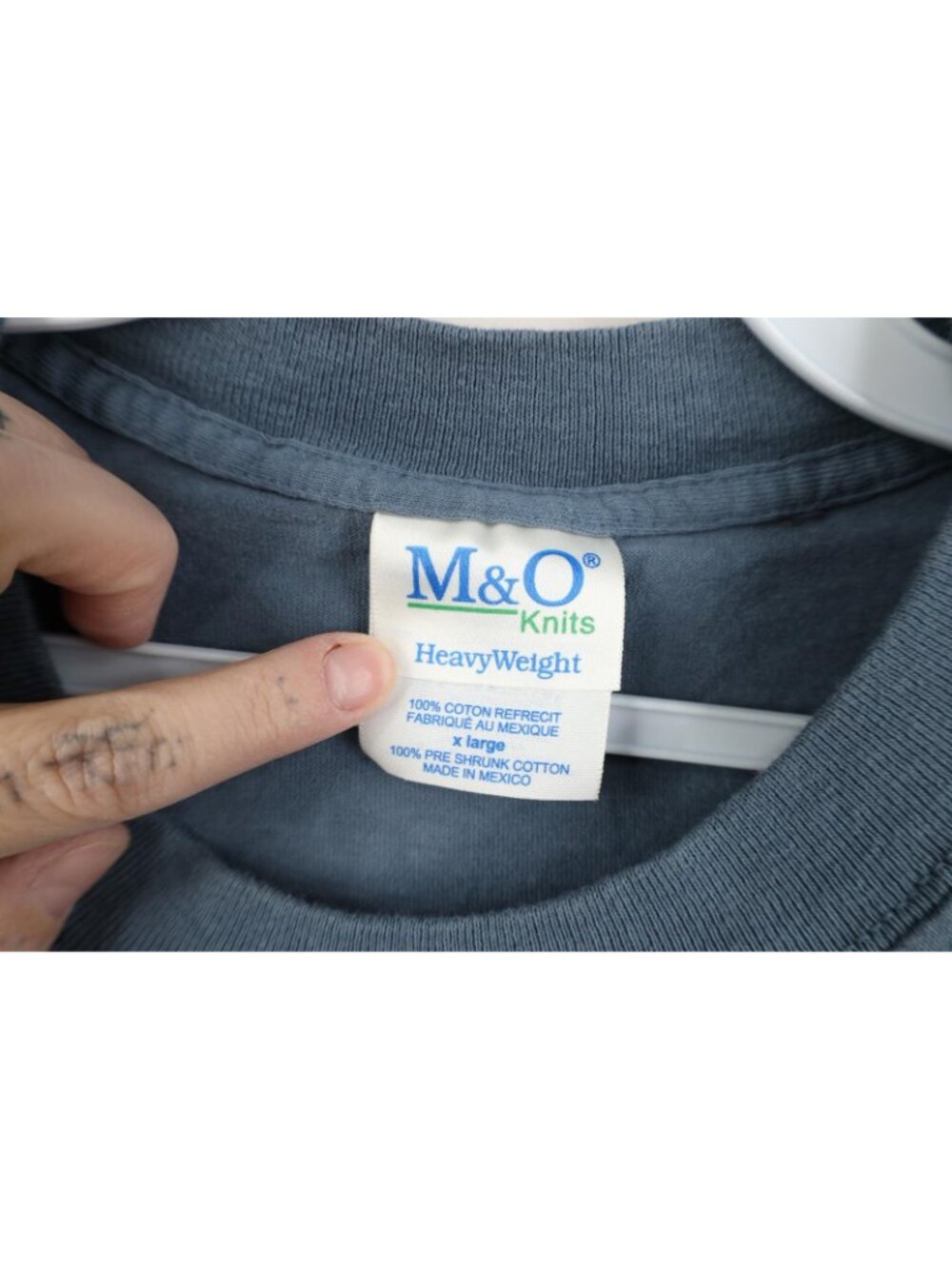 Vintage Mens XL Distressed Crew The Farewell Tour 2004 Cher Band T-Shirt Blue - Picture 8 of 12